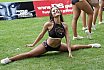 Die Cheerleader beim Spiel Rhein Fire vs Cologne Centurions am 23.07.2023