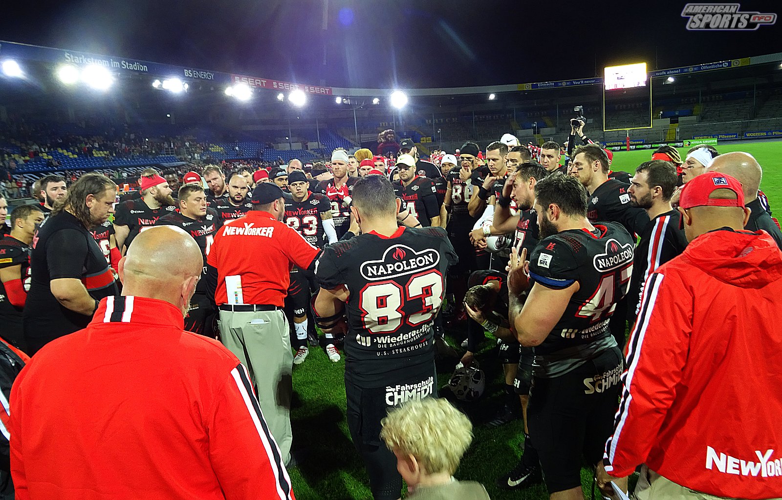 GFL Playoff Viertelfinale NewYorker Lions Braunschweig vs. Stuttgart Scorpions 70:3 21.09.19