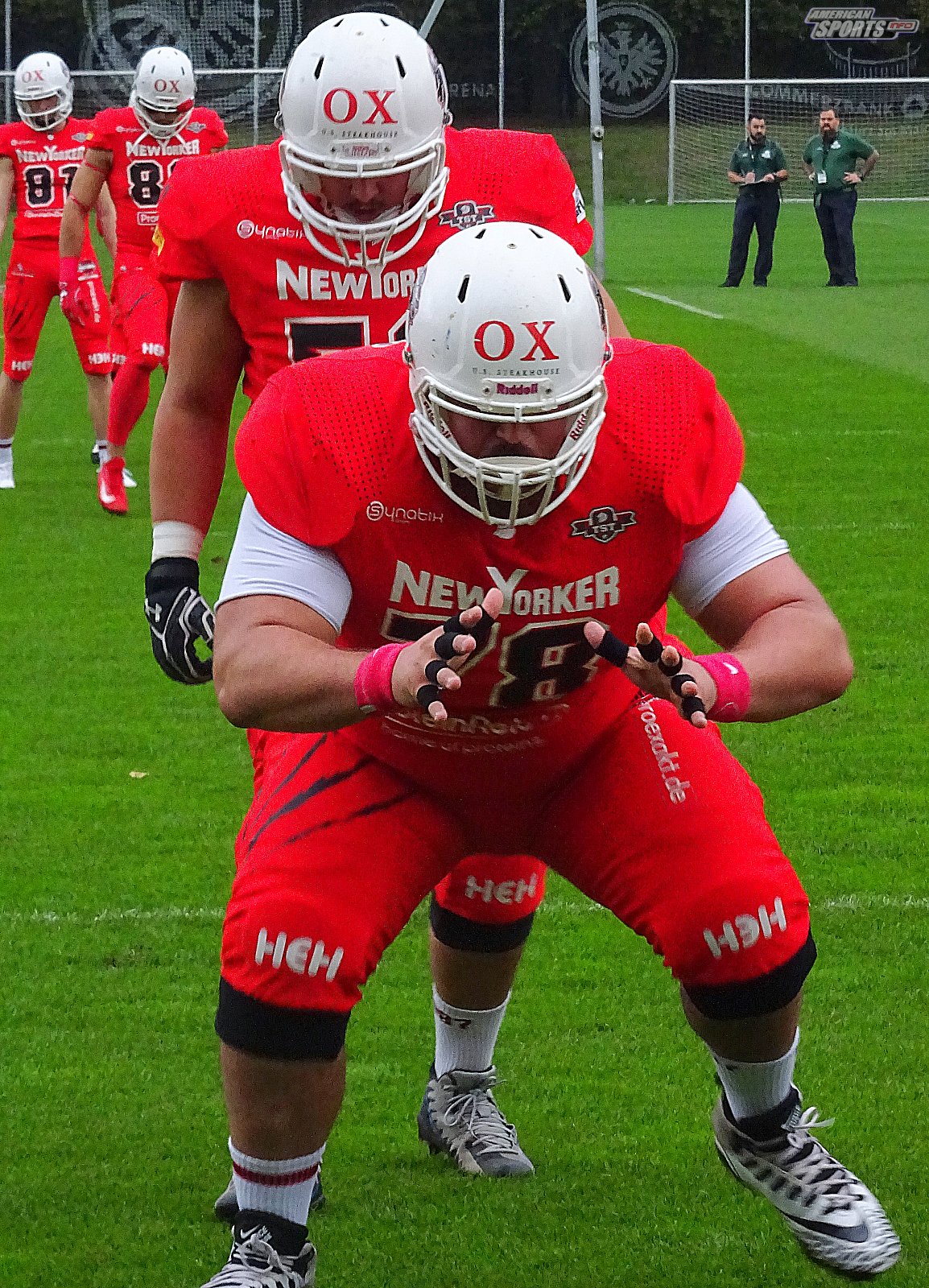 German Bowl XLI New Yorker Lions Braunschweig vs. Schwäbisch Hall Unicorns 10:07  12.10.19 Tribünensicht