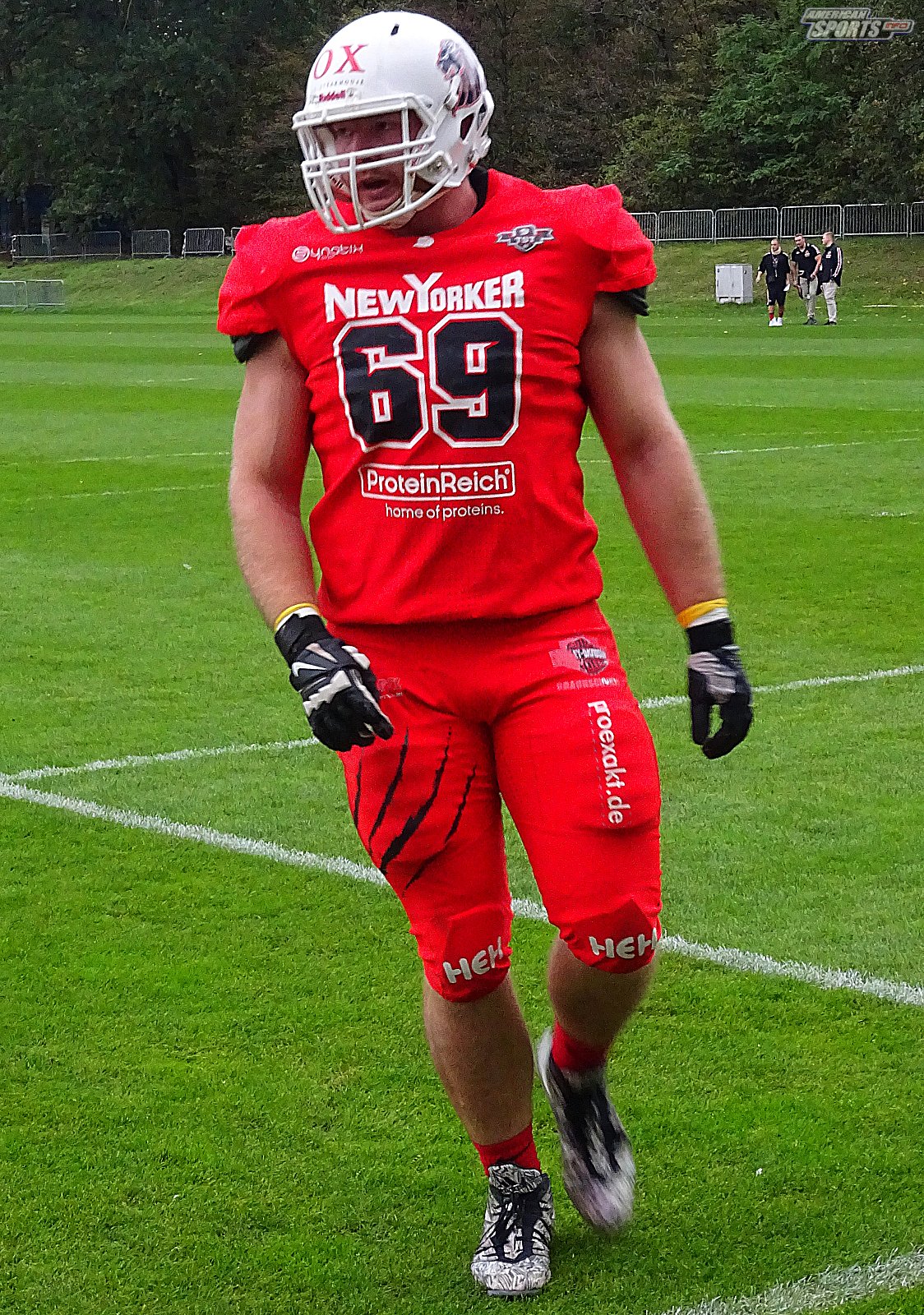 German Bowl XLI New Yorker Lions Braunschweig vs. Schwäbisch Hall Unicorns 10:07  12.10.19 Tribünensicht