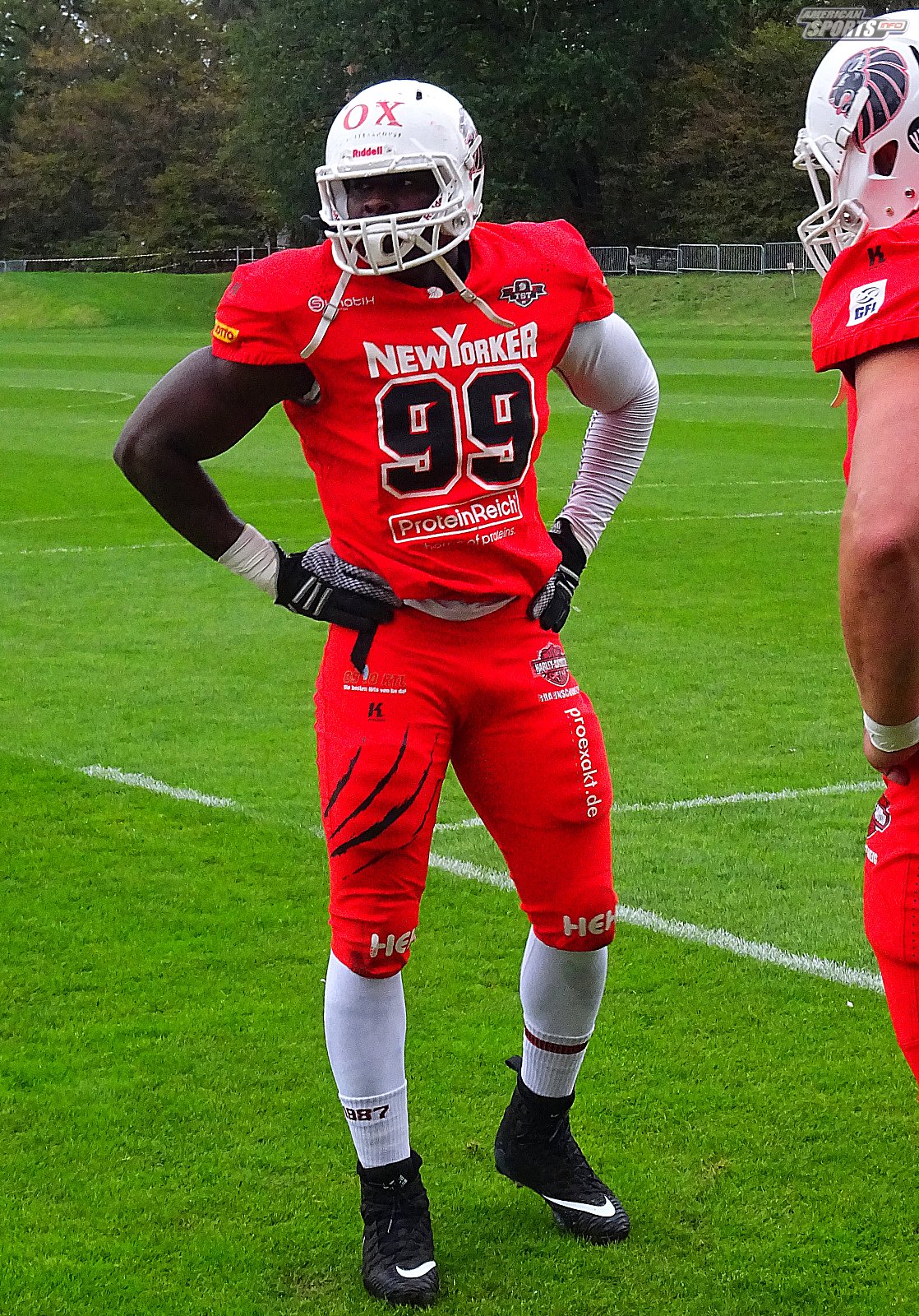 German Bowl XLI New Yorker Lions Braunschweig vs. Schwäbisch Hall Unicorns 10:07  12.10.19 Tribünensicht