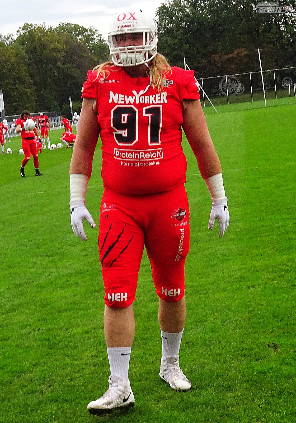German Bowl XLI New Yorker Lions Braunschweig vs. Schwäbisch Hall Unicorns 10:07  12.10.19 Tribünensicht