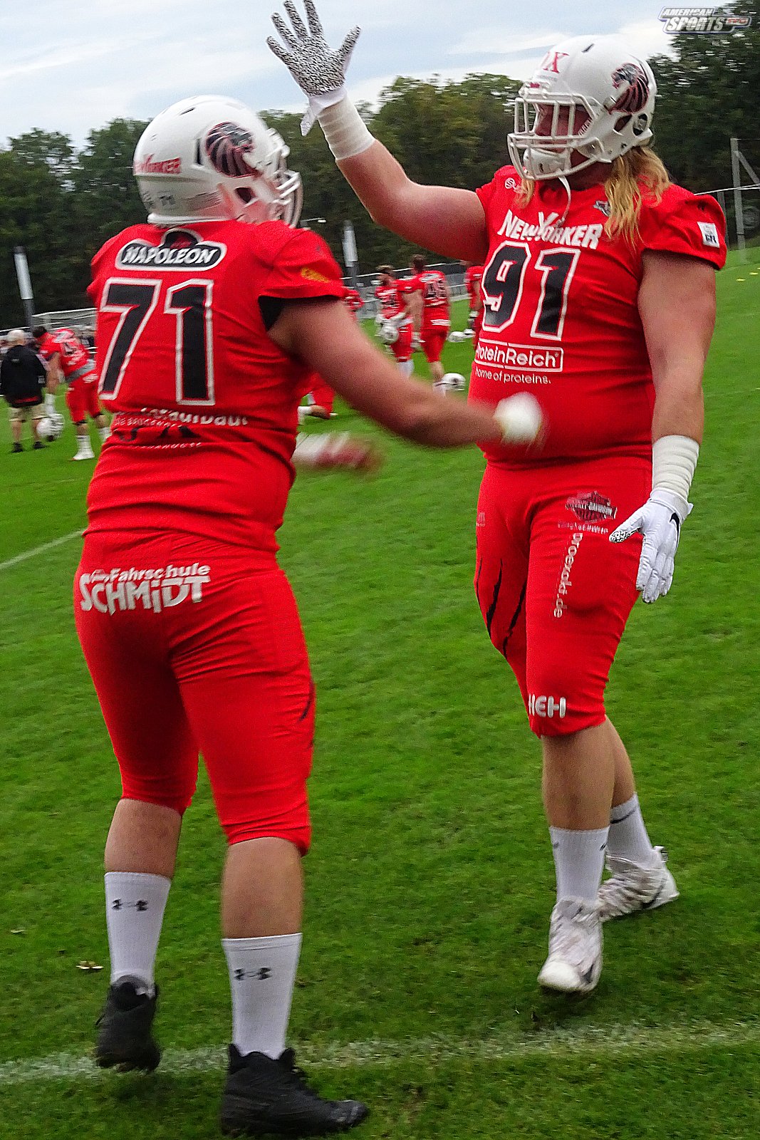 German Bowl XLI New Yorker Lions Braunschweig vs. Schwäbisch Hall Unicorns 10:07  12.10.19 Tribünensicht