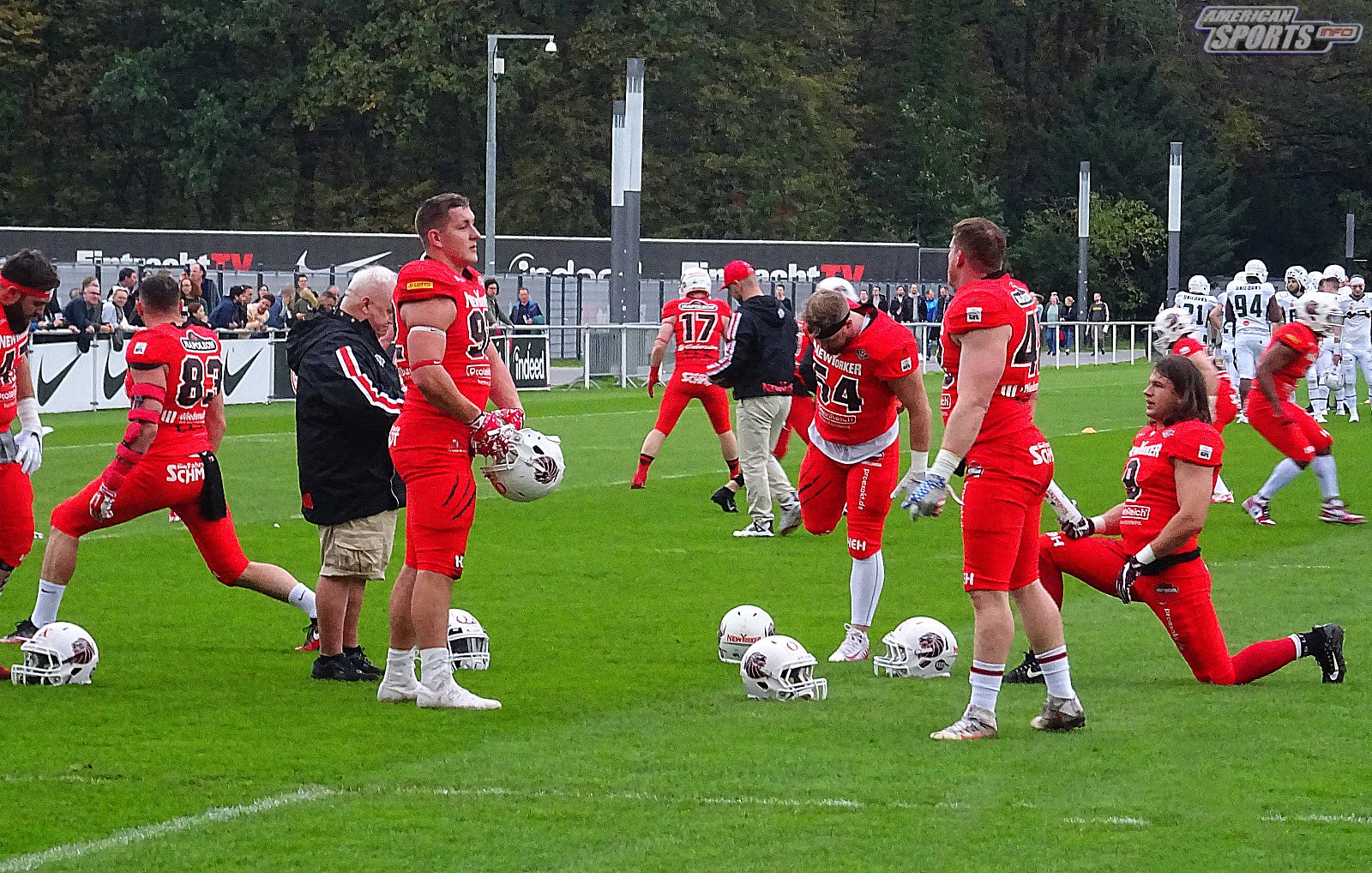 German Bowl XLI New Yorker Lions Braunschweig vs. Schwäbisch Hall Unicorns 10:07  12.10.19 Tribünensicht