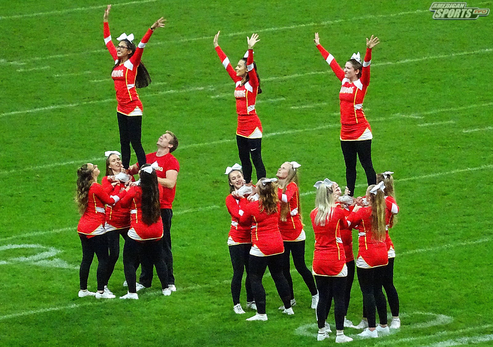 German Bowl XLI New Yorker Lions Braunschweig vs. Schwäbisch Hall Unicorns 10:07  12.10.19 Tribünensicht