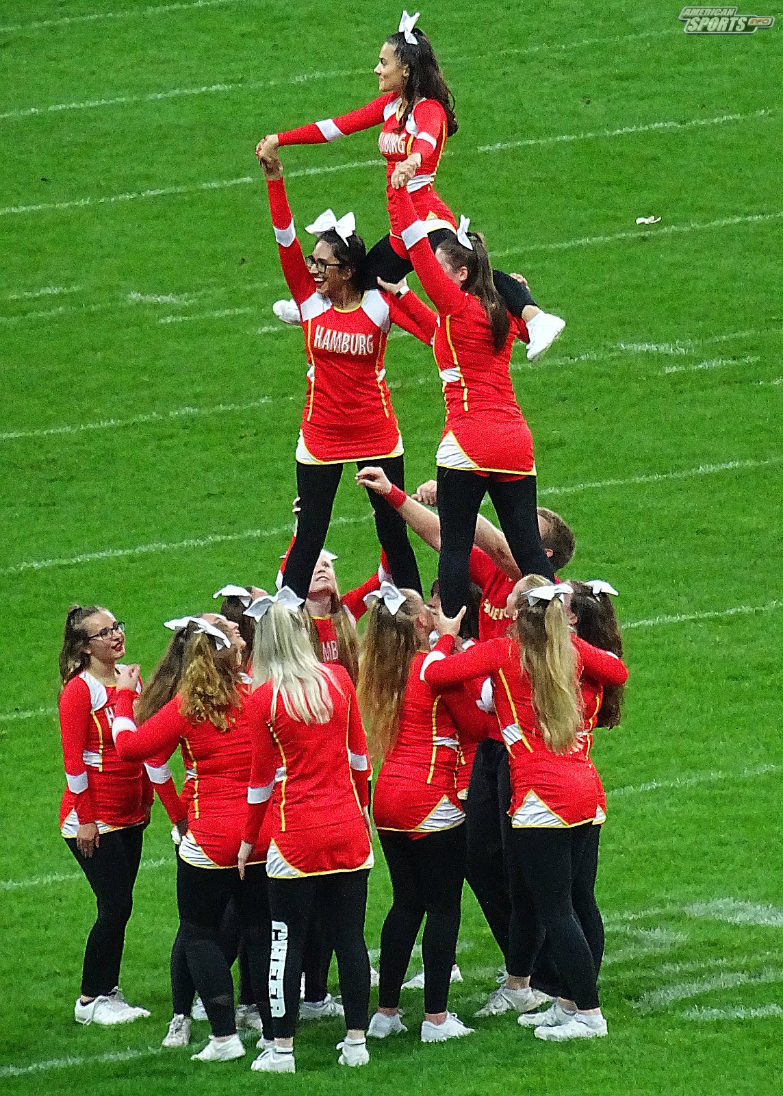 German Bowl XLI New Yorker Lions Braunschweig vs. Schwäbisch Hall Unicorns 10:07  12.10.19 Tribünensicht
