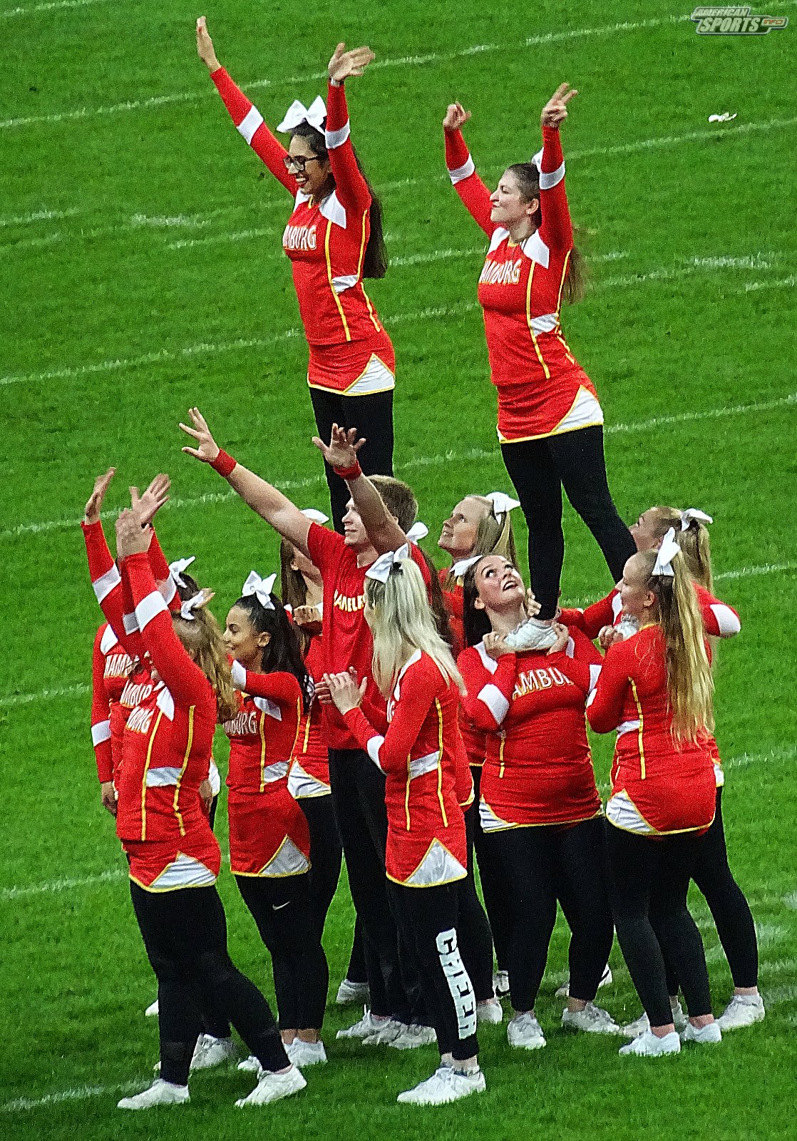 German Bowl XLI New Yorker Lions Braunschweig vs. Schwäbisch Hall Unicorns 10:07  12.10.19 Tribünensicht