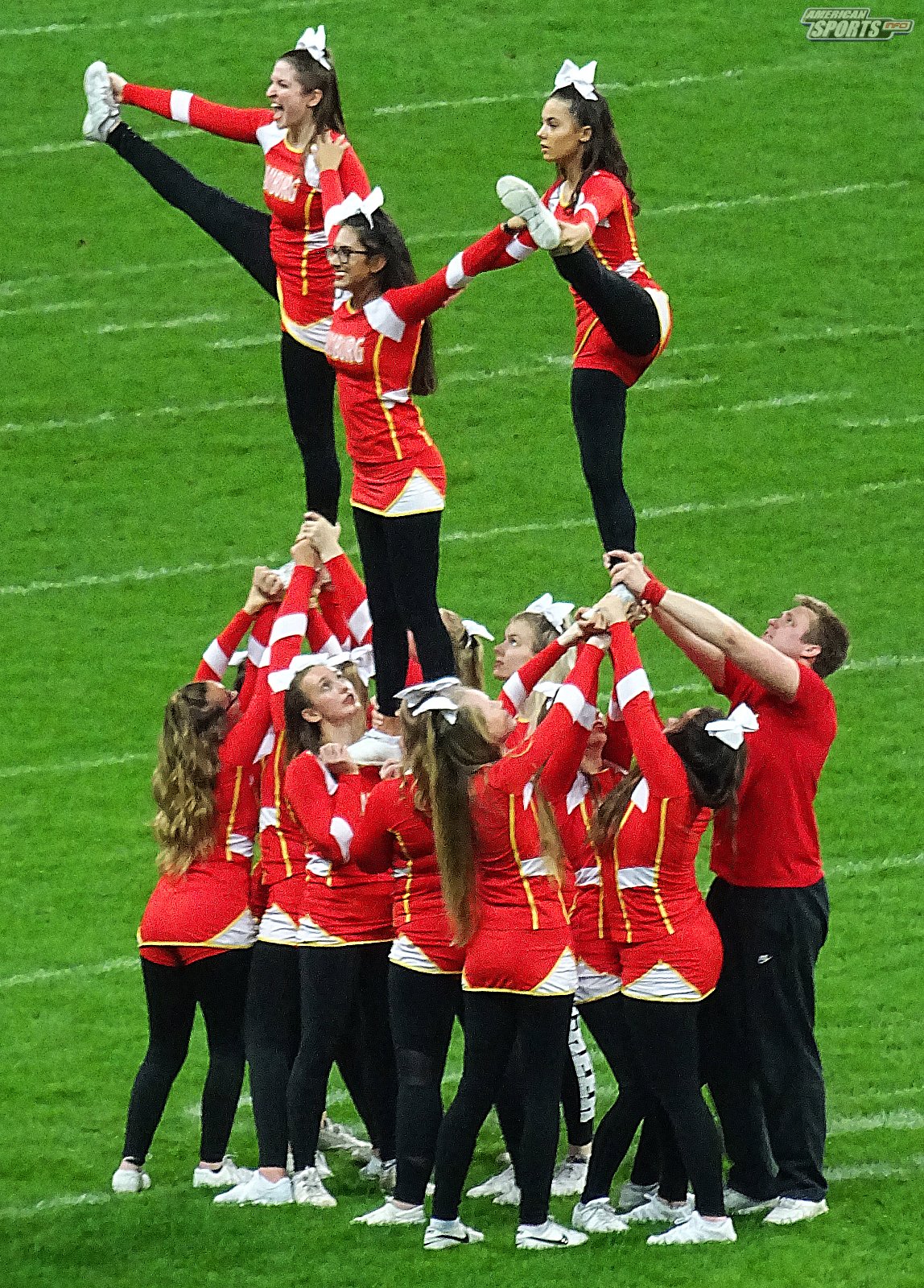 German Bowl XLI New Yorker Lions Braunschweig vs. Schwäbisch Hall Unicorns 10:07  12.10.19 Tribünensicht