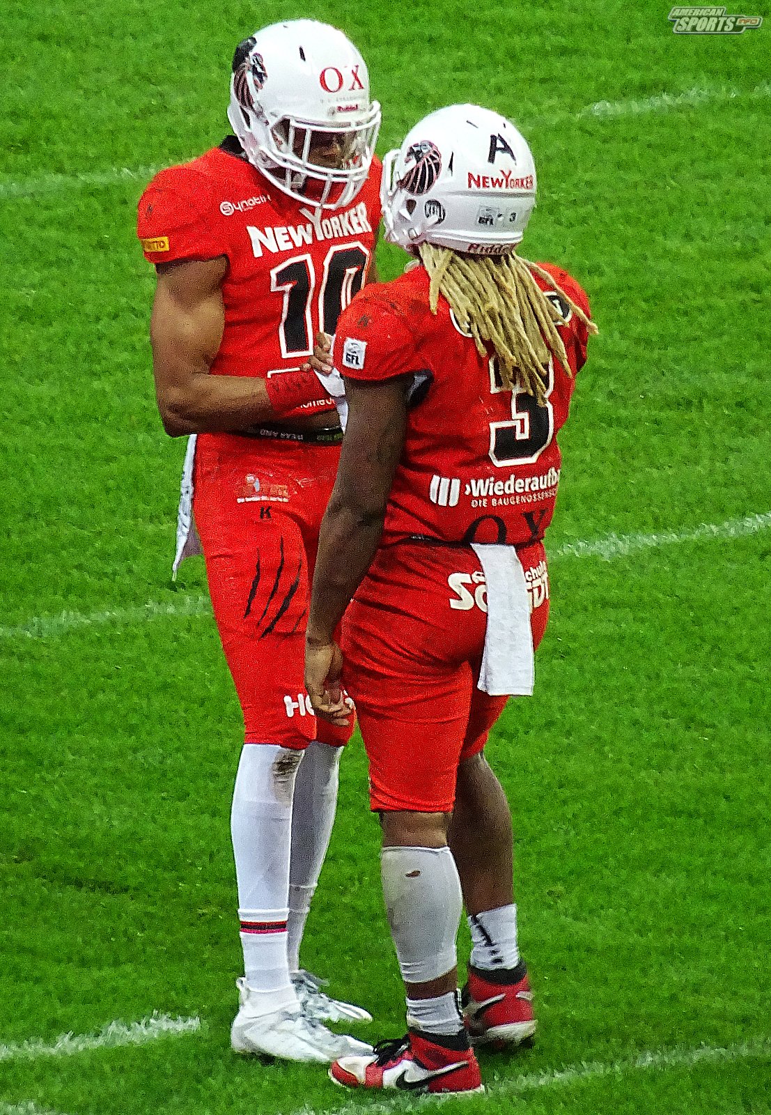 German Bowl XLI New Yorker Lions Braunschweig vs. Schwäbisch Hall Unicorns 10:07  12.10.19 Tribünensicht