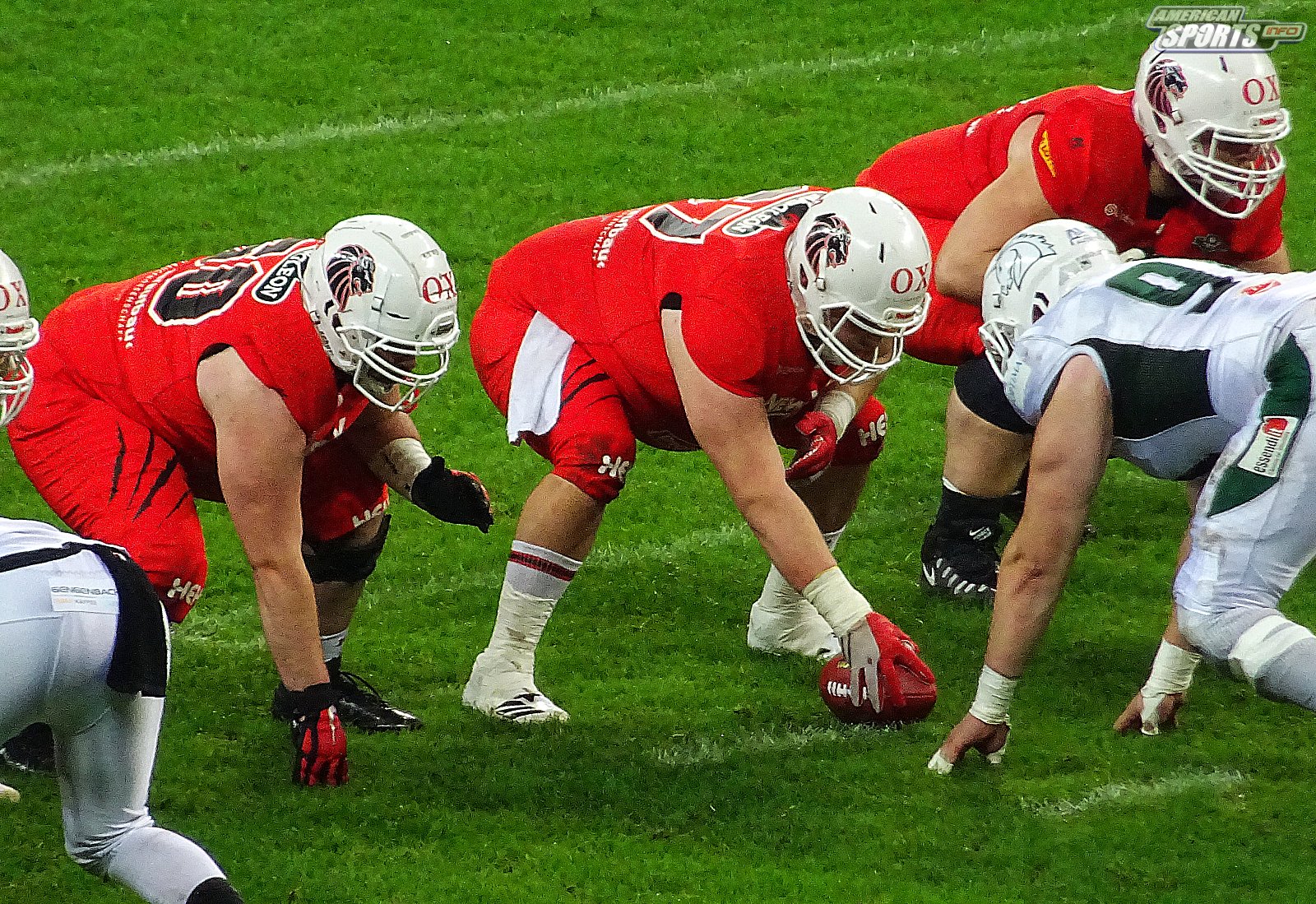 German Bowl XLI New Yorker Lions Braunschweig vs. Schwäbisch Hall Unicorns 10:07  12.10.19 Tribünensicht