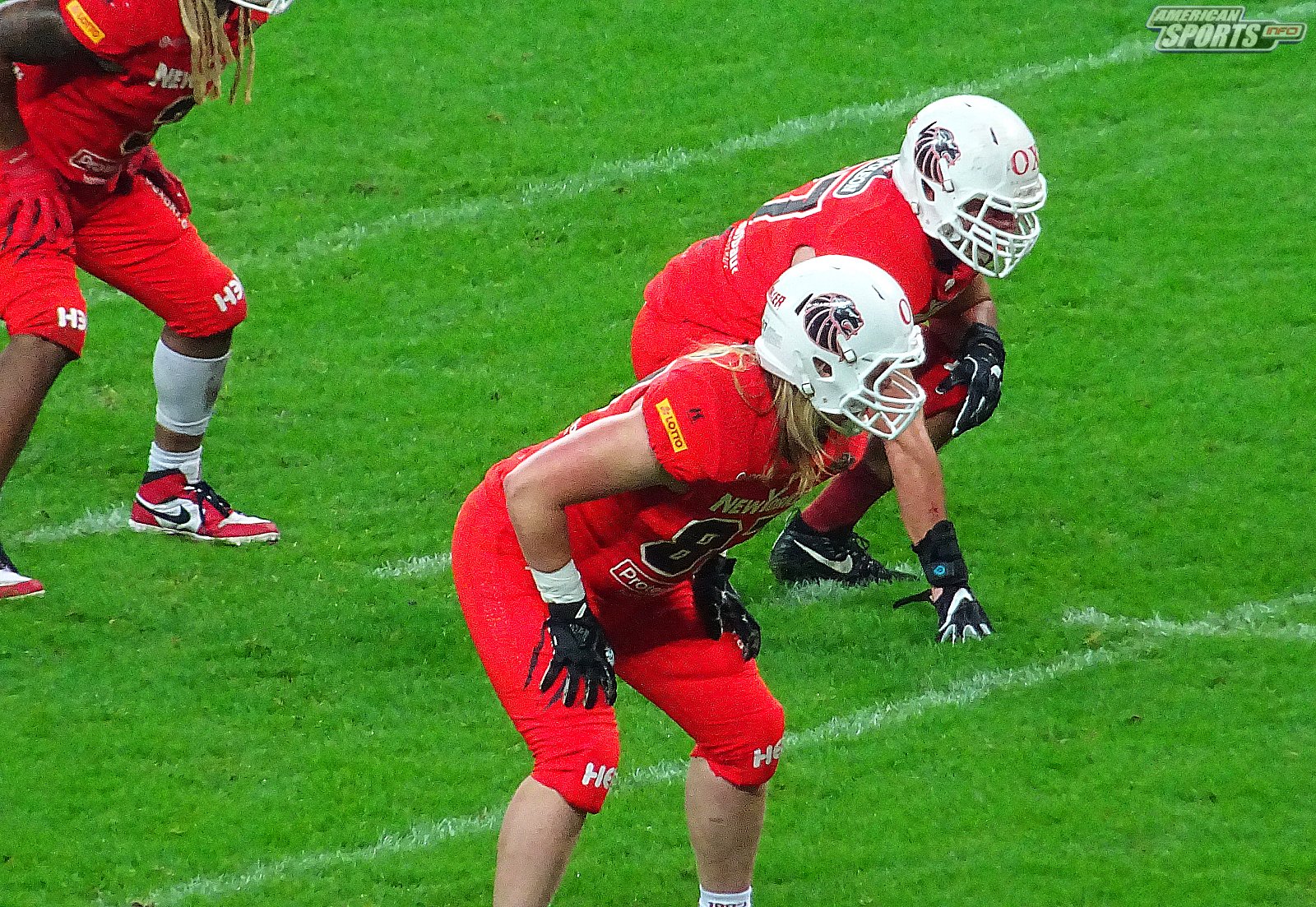 German Bowl XLI New Yorker Lions Braunschweig vs. Schwäbisch Hall Unicorns 10:07  12.10.19 Tribünensicht