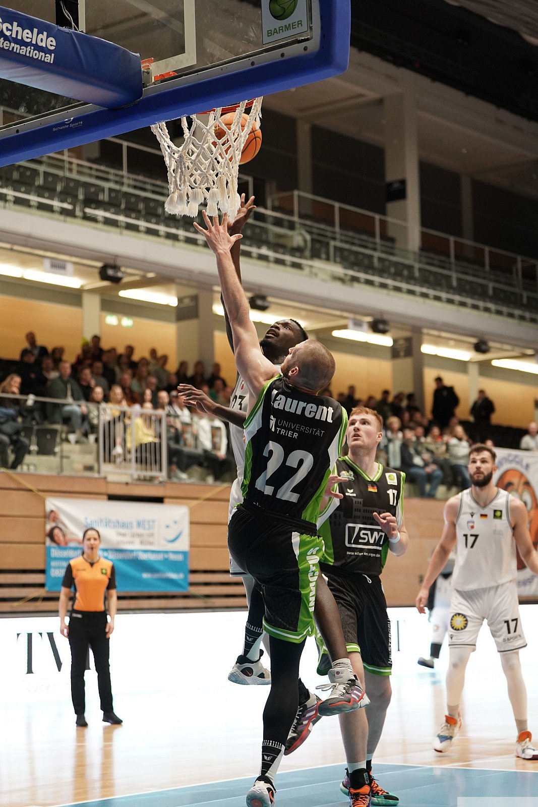 Pro A: ART Giants Düsseldorf vs RÖMERSTROM Gladiators Trier 84:104 23.12.2022 