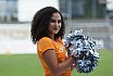 Die Cologne Cheerdance Cheerleader beim Heimspiel gegen die Hildesheim Invaders am 25.08.2019