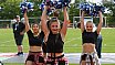Die Bad Homburg Sentinels Cheerleader beim Heimspiel gegen die Kaiserslautern Pikes am 09.06.2019