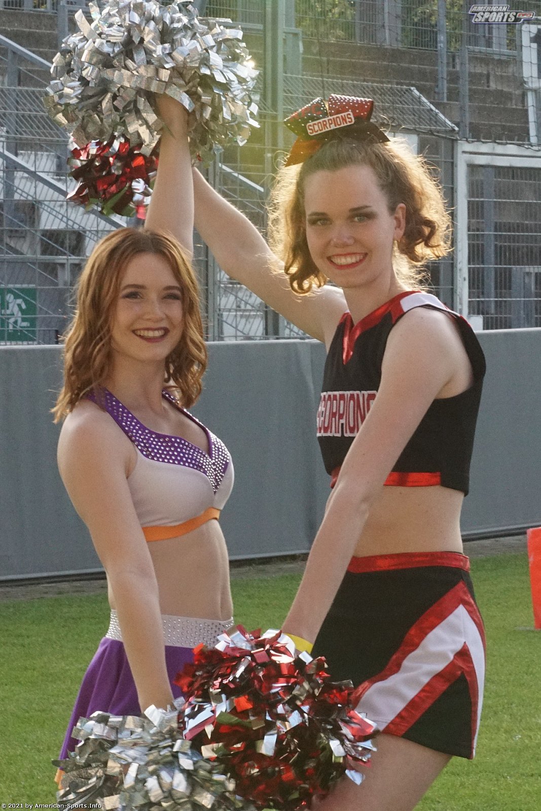 GFL Süd: Die Cheerleader beim Spiel Stuttgart Scorpions vs. Frankfurt Universe 26.06.2021