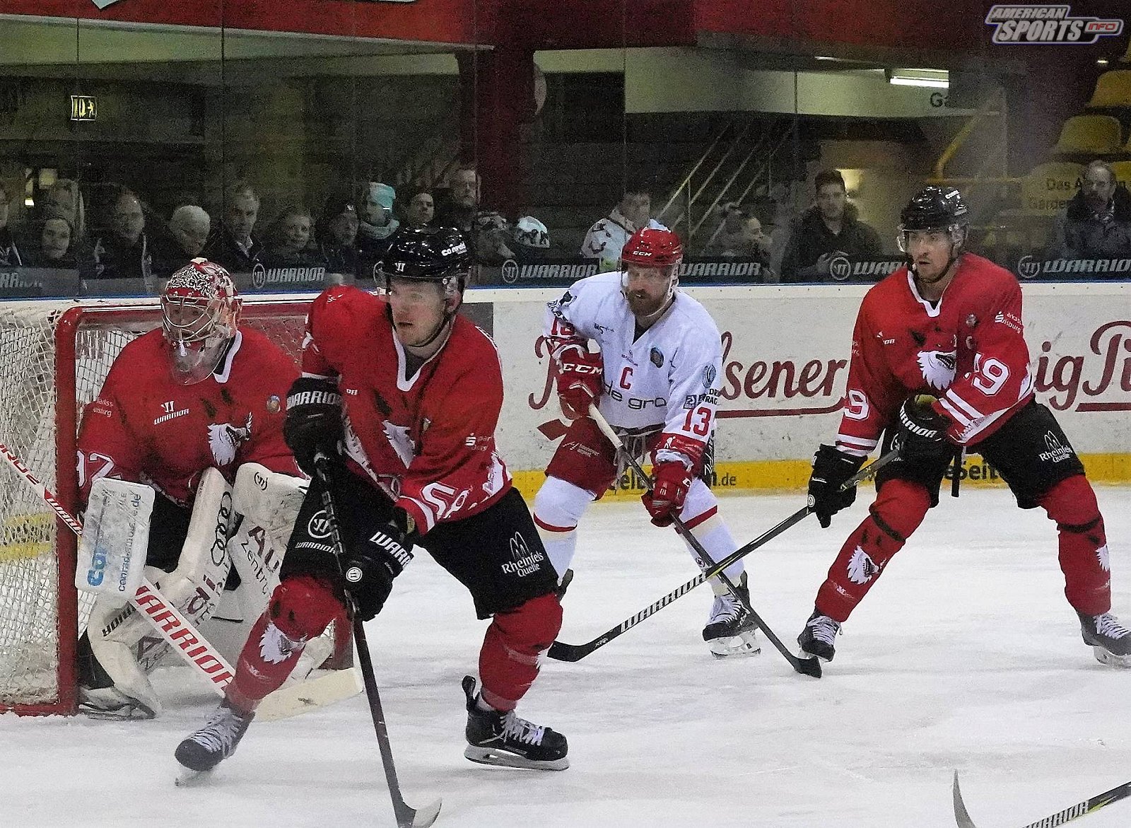 Oberliga Eishockey: Füchse Duisburg vs Hannover Scorpions 1:3 26.12.2018