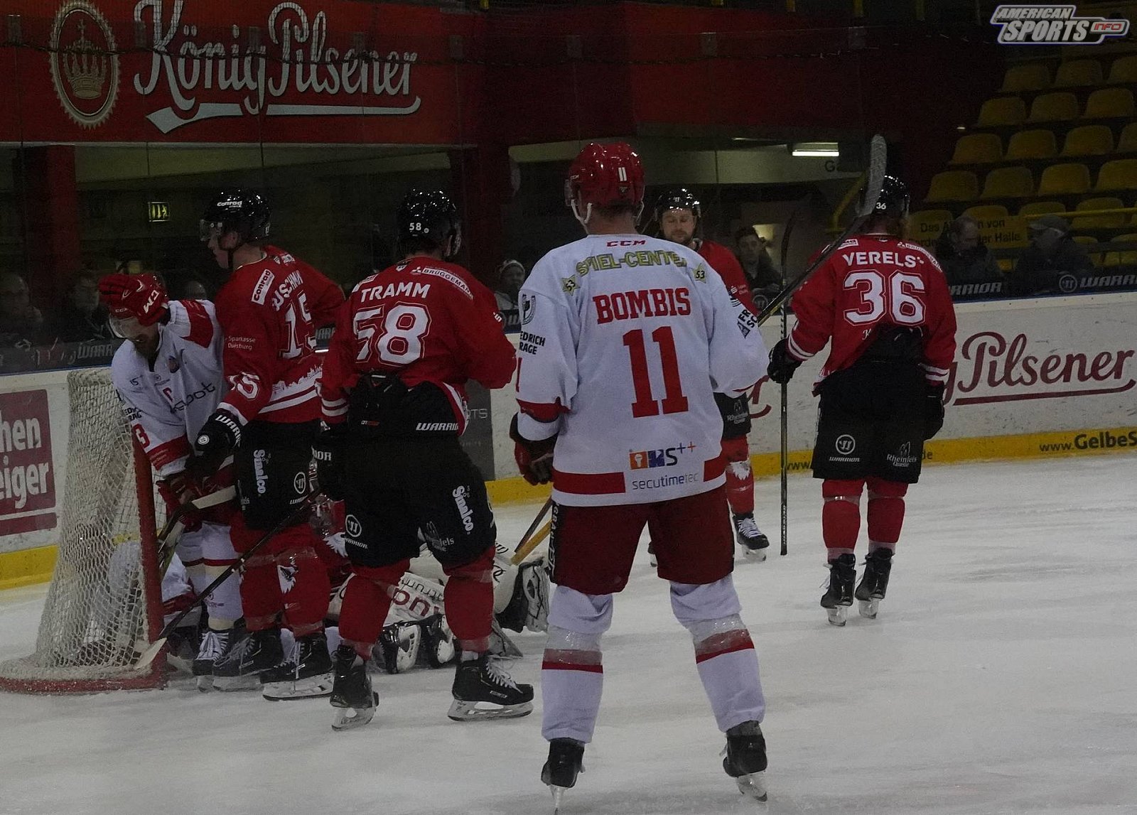Oberliga Eishockey: Füchse Duisburg vs Hannover Scorpions 1:3 26.12.2018