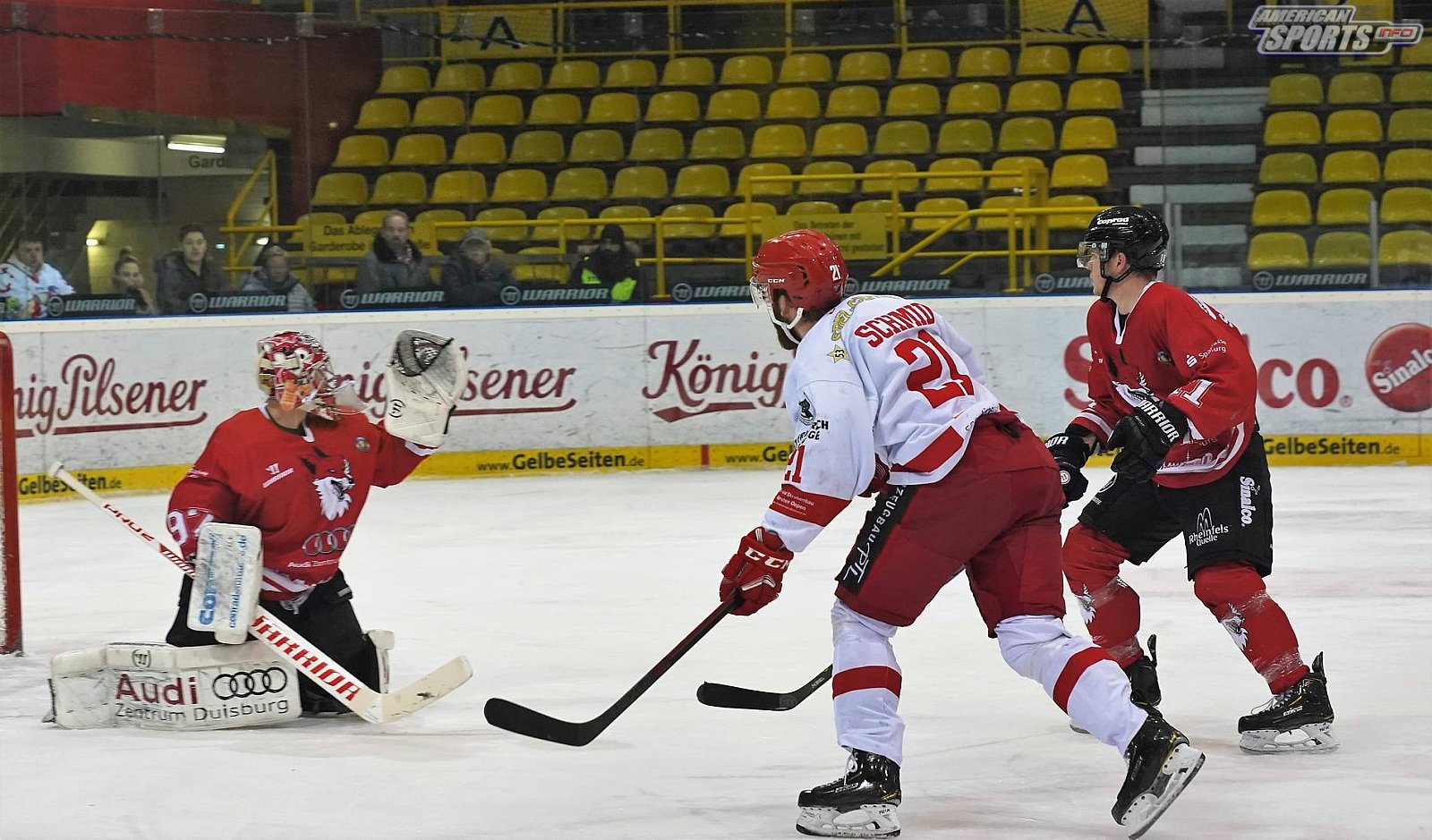 Oberliga Eishockey: Füchse Duisburg vs Hannover Scorpions 1:3 26.12.2018