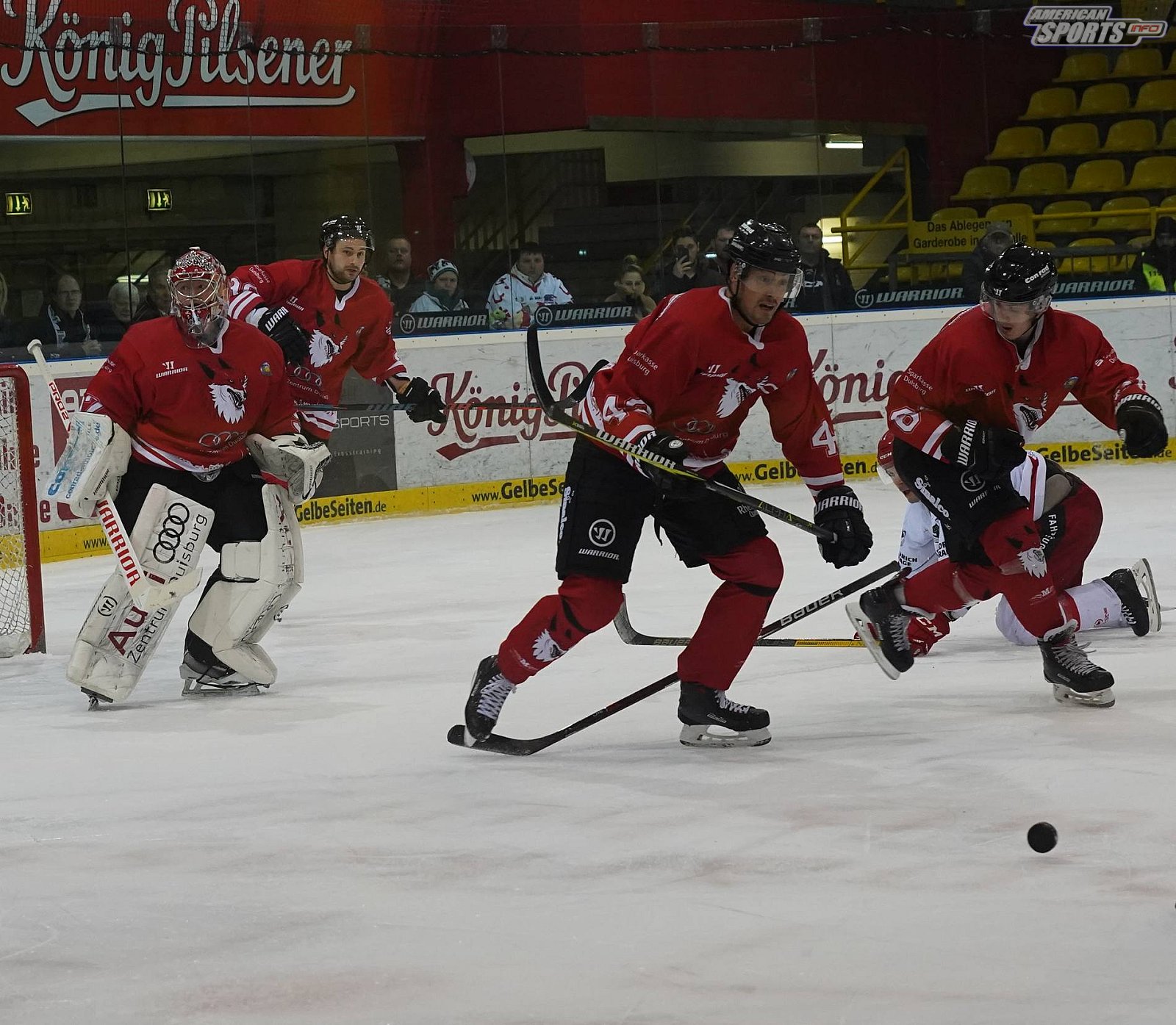 Oberliga Eishockey: Füchse Duisburg vs Hannover Scorpions 1:3 26.12.2018