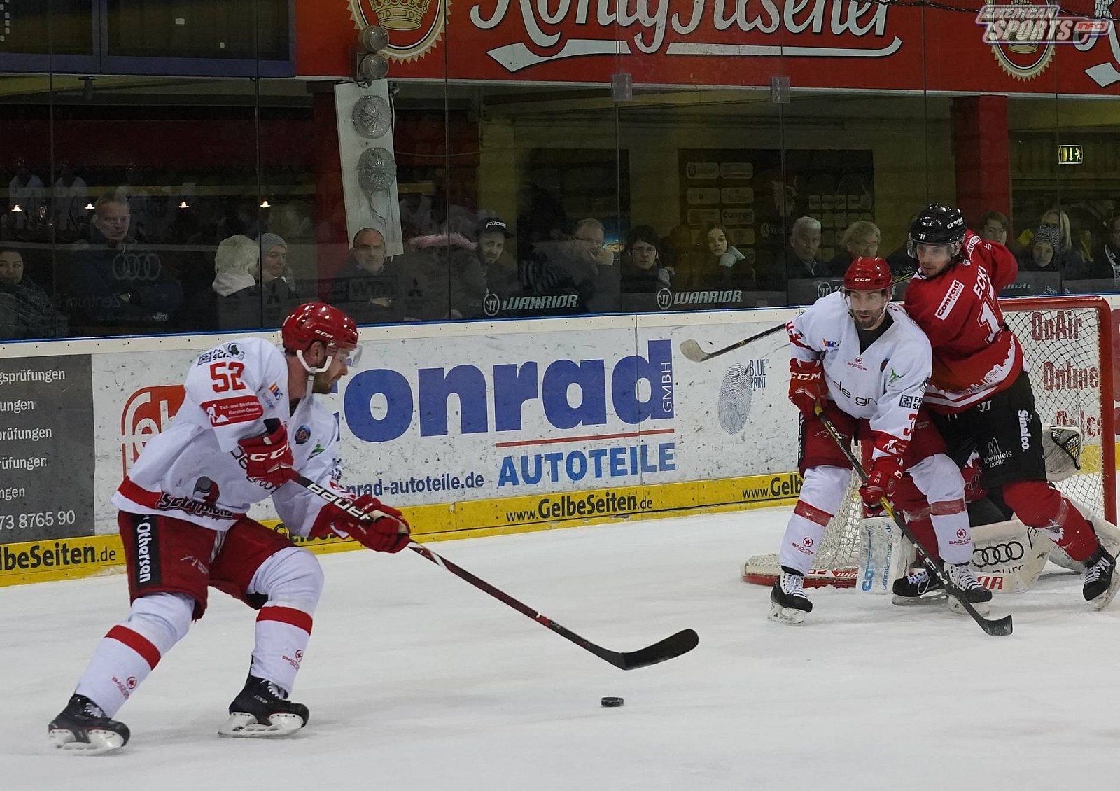 Oberliga Eishockey: Füchse Duisburg vs Hannover Scorpions 1:3 26.12.2018