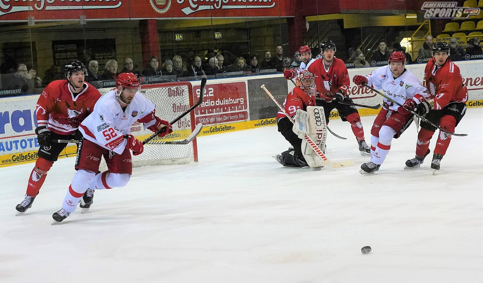 Oberliga Eishockey: Füchse Duisburg vs Hannover Scorpions 1:3 26.12.2018