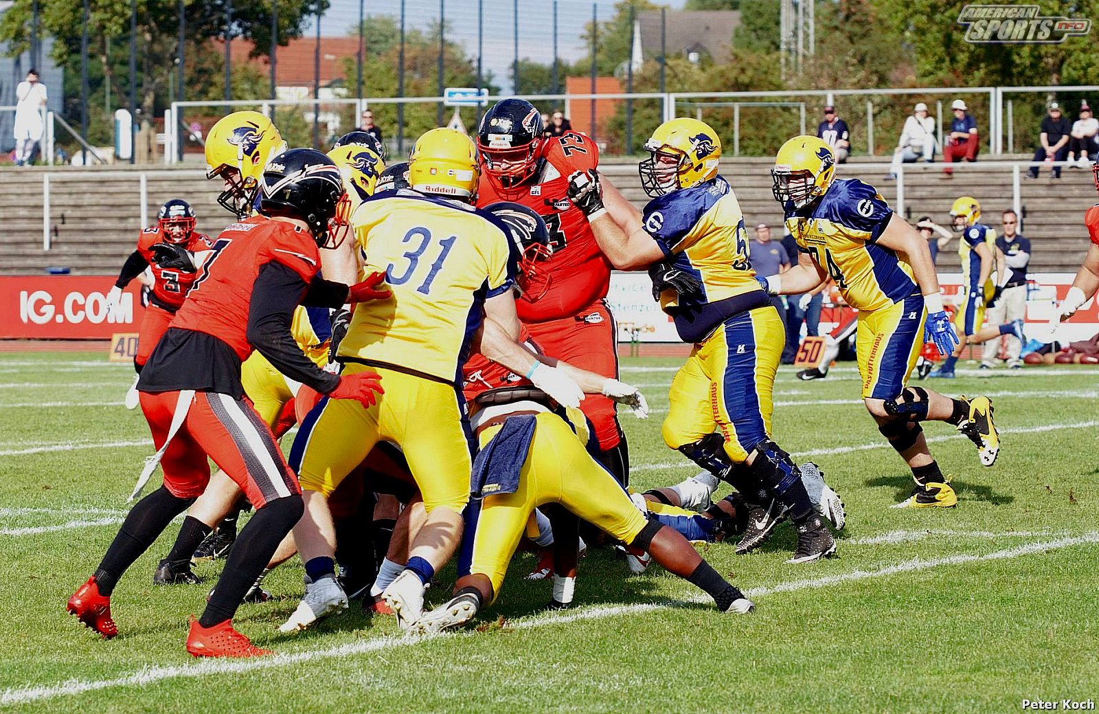 GFL2 Football: Düsseldorf vs Elmshorn 35:14 01.09.2018