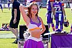Die Frankfurt Universe Cheerleader beim Auswärtsspiel in Marburg am 05.09.2021