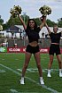 Die Cologne Crocodiles und Düsseldorf Pantherettes Cheerleader beim GFL Spiel der Düsseldorf Panther gegen die Cologne Crocodiles am 20.08.2022