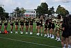 Die Cologne Crocodiles und Düsseldorf Pantherettes Cheerleader beim GFL Spiel der Düsseldorf Panther gegen die Cologne Crocodiles am 20.08.2022
