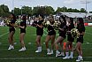 Die Cologne Crocodiles und Düsseldorf Pantherettes Cheerleader beim GFL Spiel der Düsseldorf Panther gegen die Cologne Crocodiles am 20.08.2022
