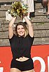 Die Cologne Crocodiles und Düsseldorf Pantherettes Cheerleader beim GFL Spiel der Düsseldorf Panther gegen die Cologne Crocodiles am 20.08.2022