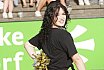 Die Cologne Crocodiles und Düsseldorf Pantherettes Cheerleader beim GFL Spiel der Düsseldorf Panther gegen die Cologne Crocodiles am 20.08.2022