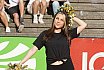 Die Cologne Crocodiles und Düsseldorf Pantherettes Cheerleader beim GFL Spiel der Düsseldorf Panther gegen die Cologne Crocodiles am 20.08.2022