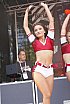 ELF: Die Pyromaniacs Cheerleader beim Heimspiel von Rhein Fire gegen die Leipzig Kins am 04.09.2022
