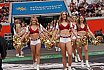 ELF: Die Pyromaniacs Cheerleader beim Heimspiel von Rhein Fire gegen die Paris Musketeers am  18.06.2023