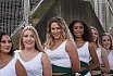 Die Cheerleader beim NRW Derby der Düsseldorf Panther gegen die Cologne Crocodiles am 07.09.2019