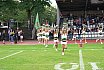 Die Cheerleader beim NRW Derby der Düsseldorf Panther gegen die Cologne Crocodiles am 07.09.2019