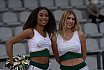 Die Cheerleader beim NRW Derby der Düsseldorf Panther gegen die Cologne Crocodiles am 07.09.2019