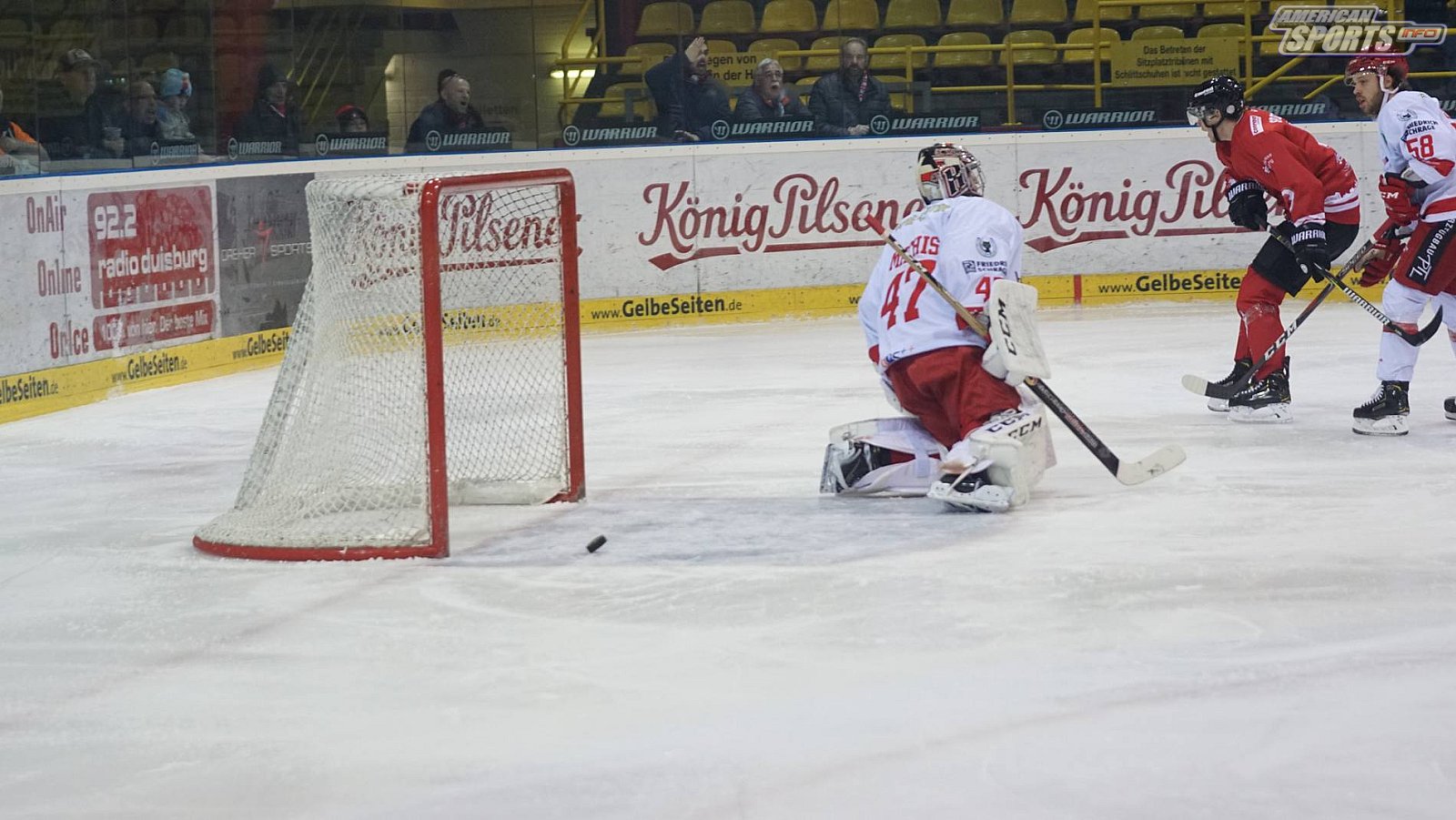 Oberliga Eishockey: Füchse Duisburg vs. Hannover Scorpions 2:5 28.09.2018