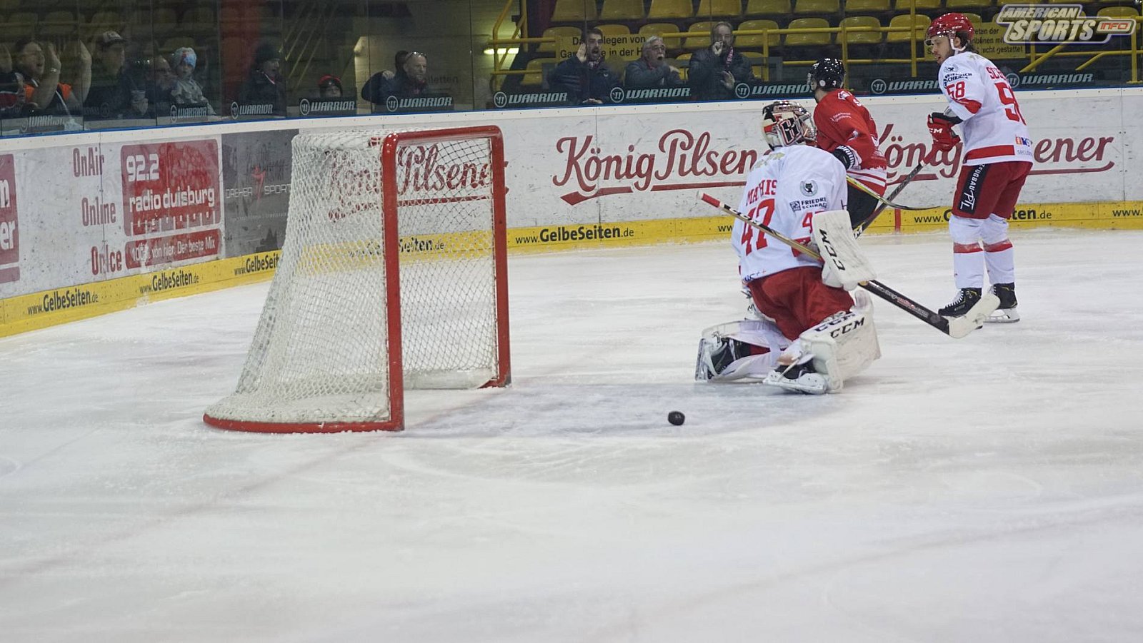 Oberliga Eishockey: Füchse Duisburg vs. Hannover Scorpions 2:5 28.09.2018