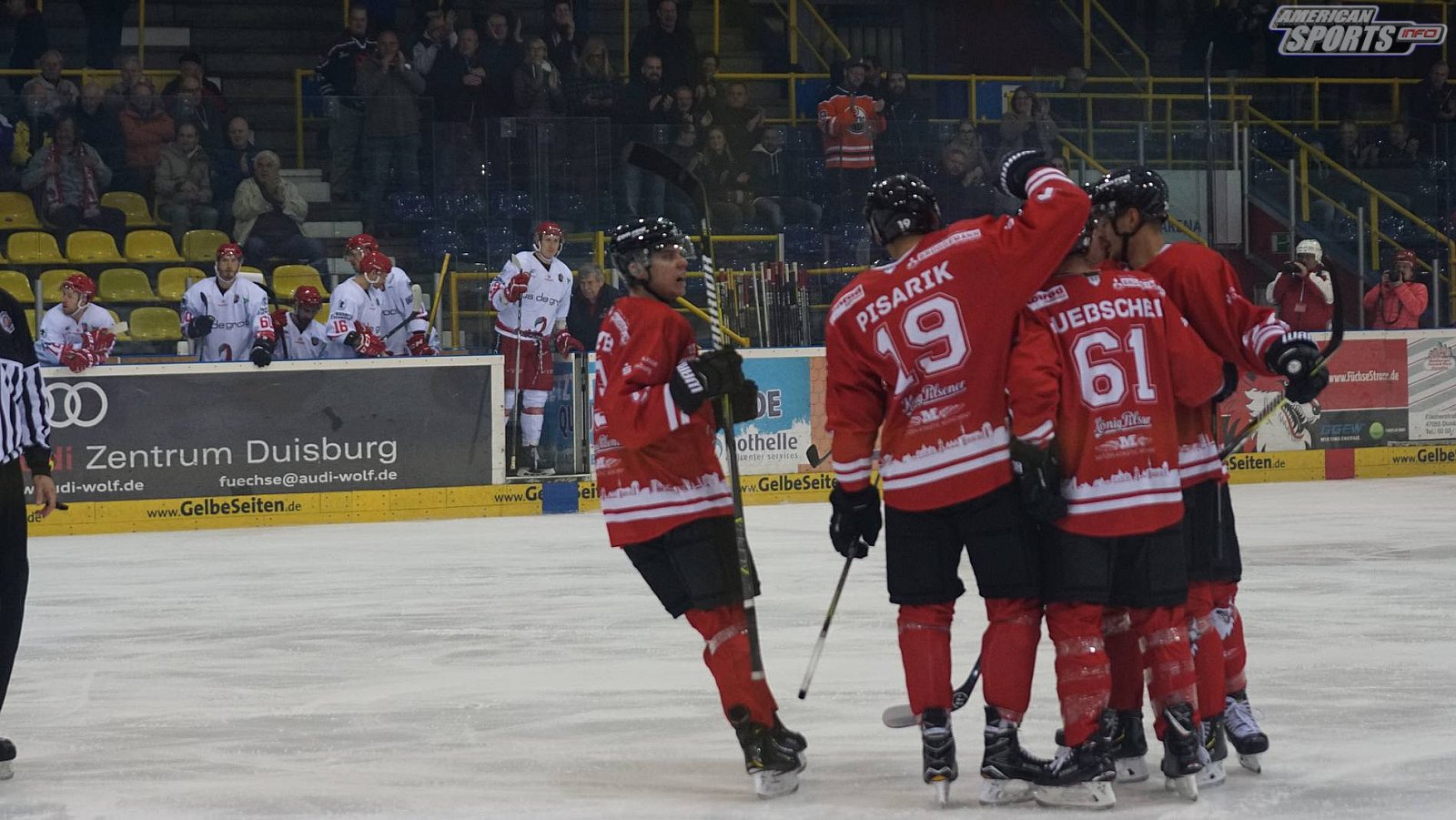 Oberliga Eishockey: Füchse Duisburg vs. Hannover Scorpions 2:5 28.09.2018