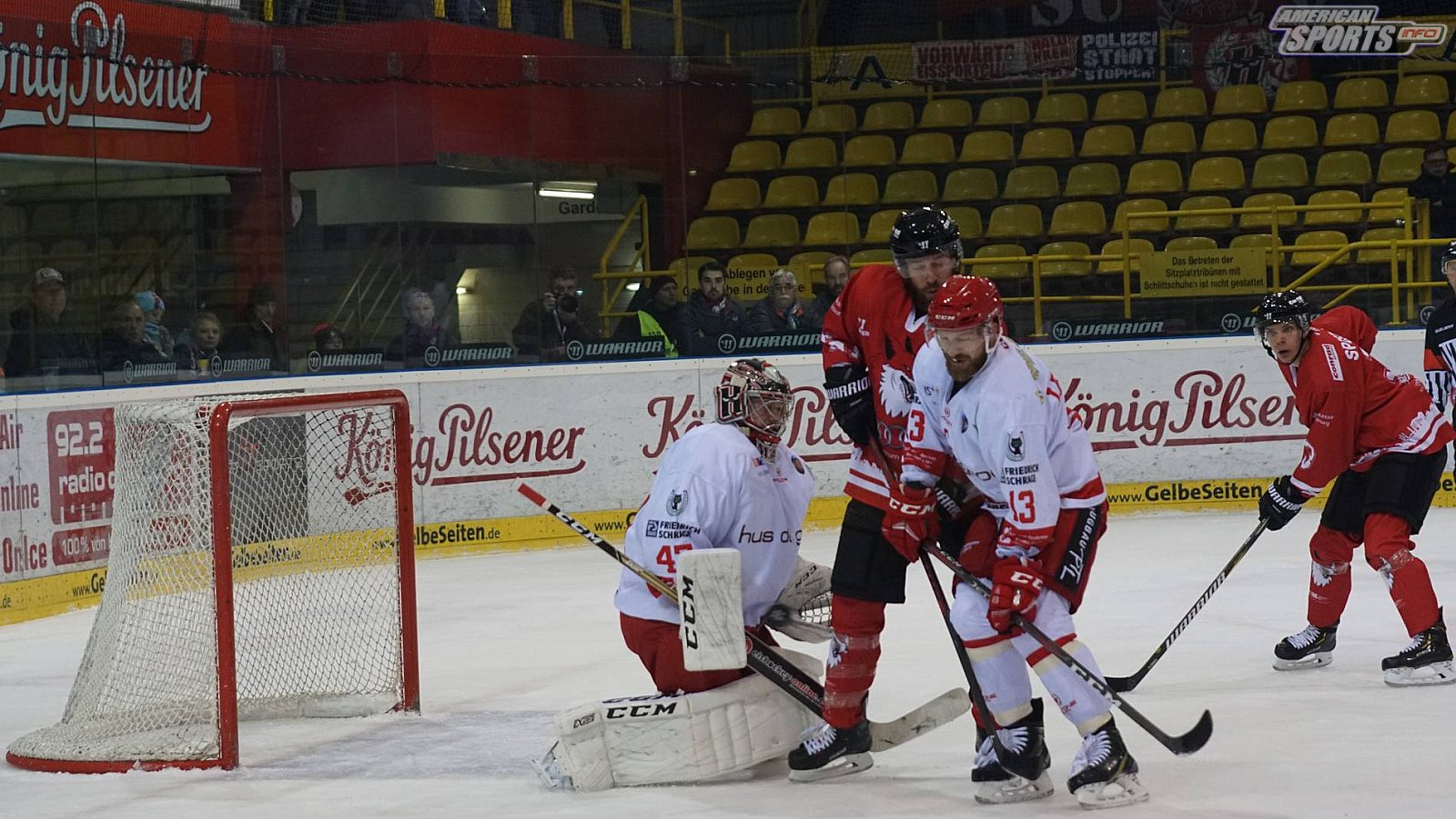 Oberliga Eishockey: Füchse Duisburg vs. Hannover Scorpions 2:5 28.09.2018