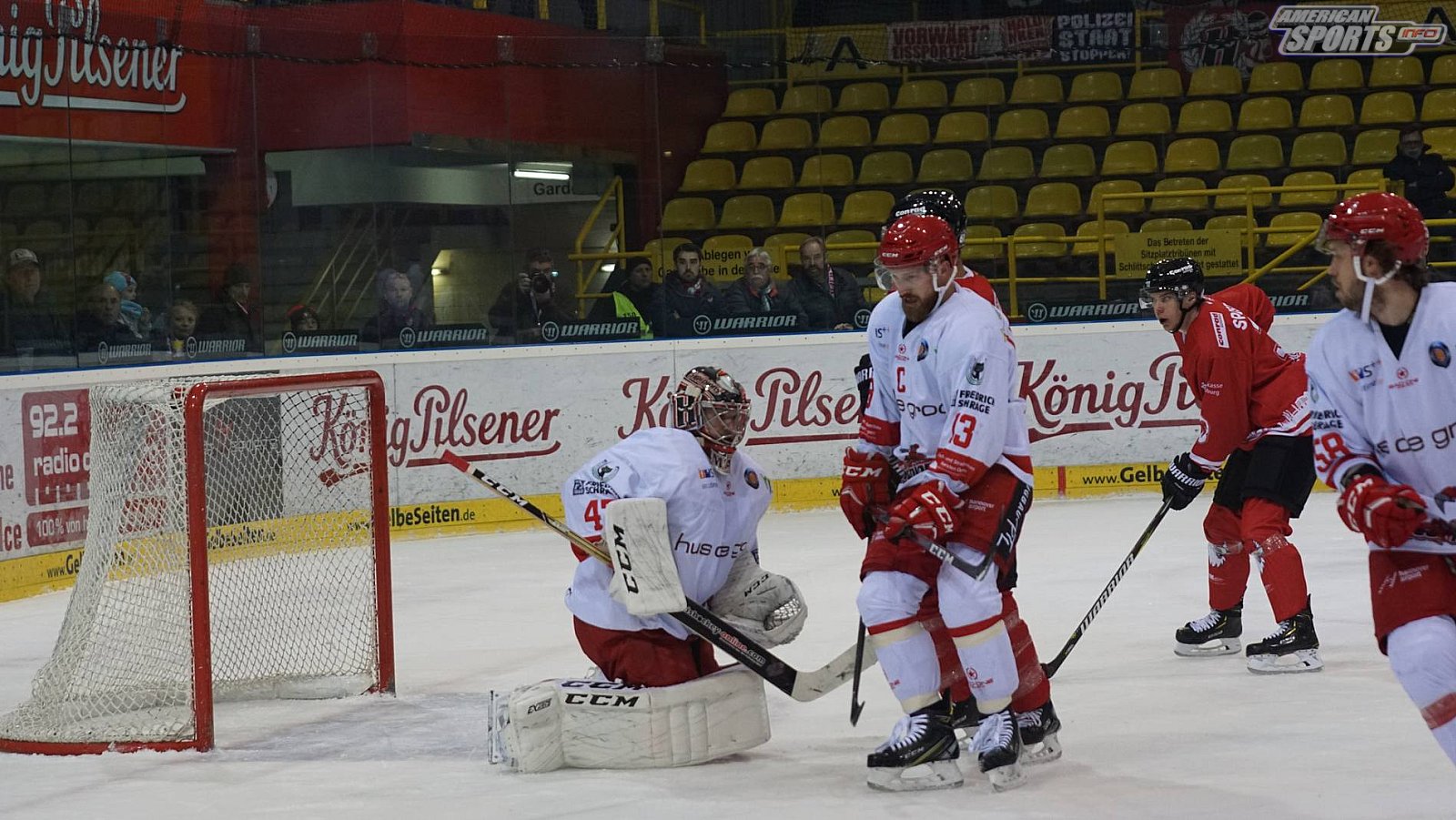 Oberliga Eishockey: Füchse Duisburg vs. Hannover Scorpions 2:5 28.09.2018
