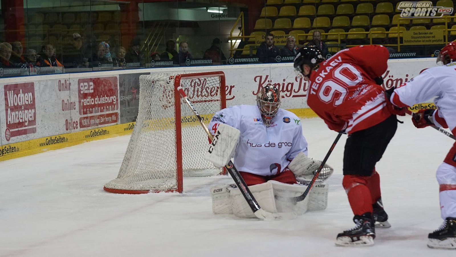 Oberliga Eishockey: Füchse Duisburg vs. Hannover Scorpions 2:5 28.09.2018