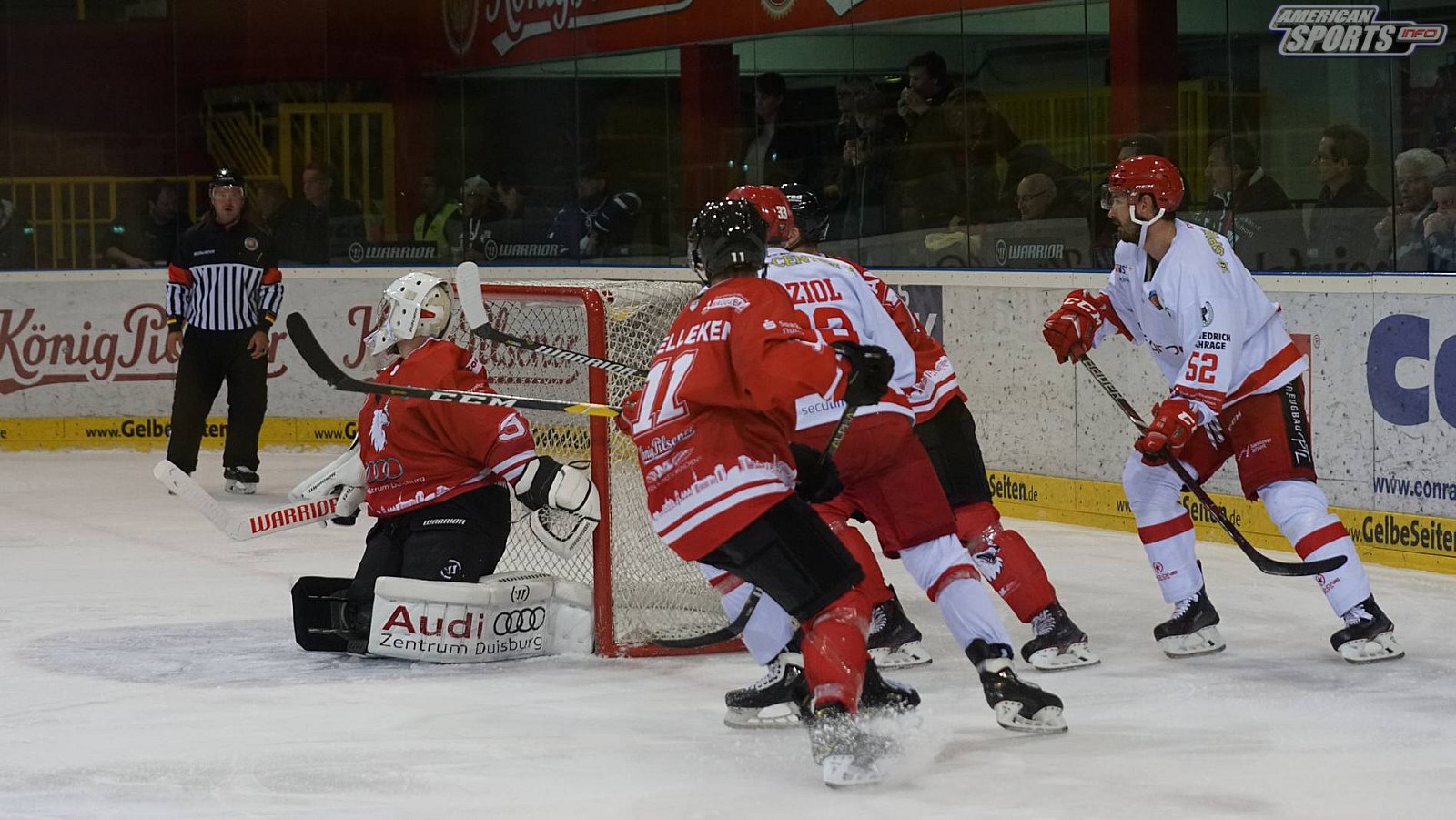 Oberliga Eishockey: Füchse Duisburg vs. Hannover Scorpions 2:5 28.09.2018