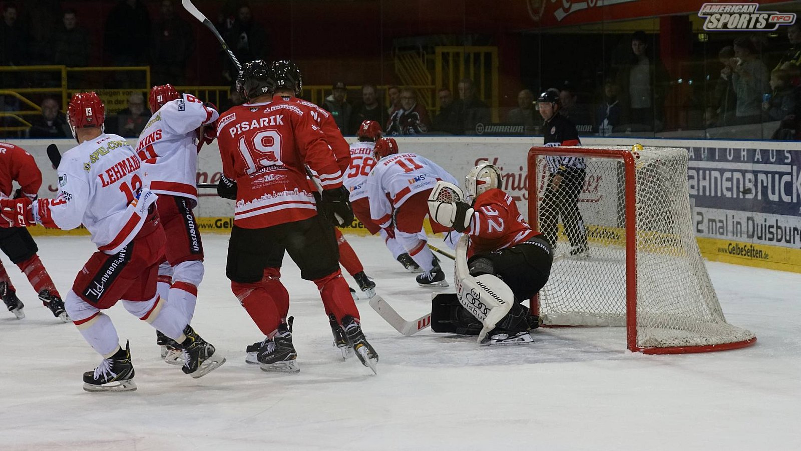 Oberliga Eishockey: Füchse Duisburg vs. Hannover Scorpions 2:5 28.09.2018