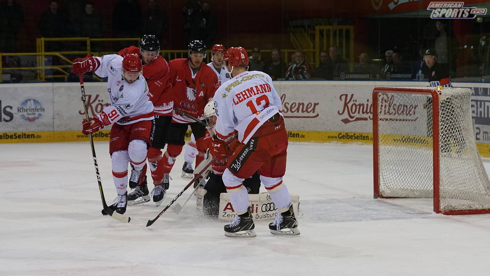 Oberliga Eishockey: Füchse Duisburg vs. Hannover Scorpions 2:5 28.09.2018