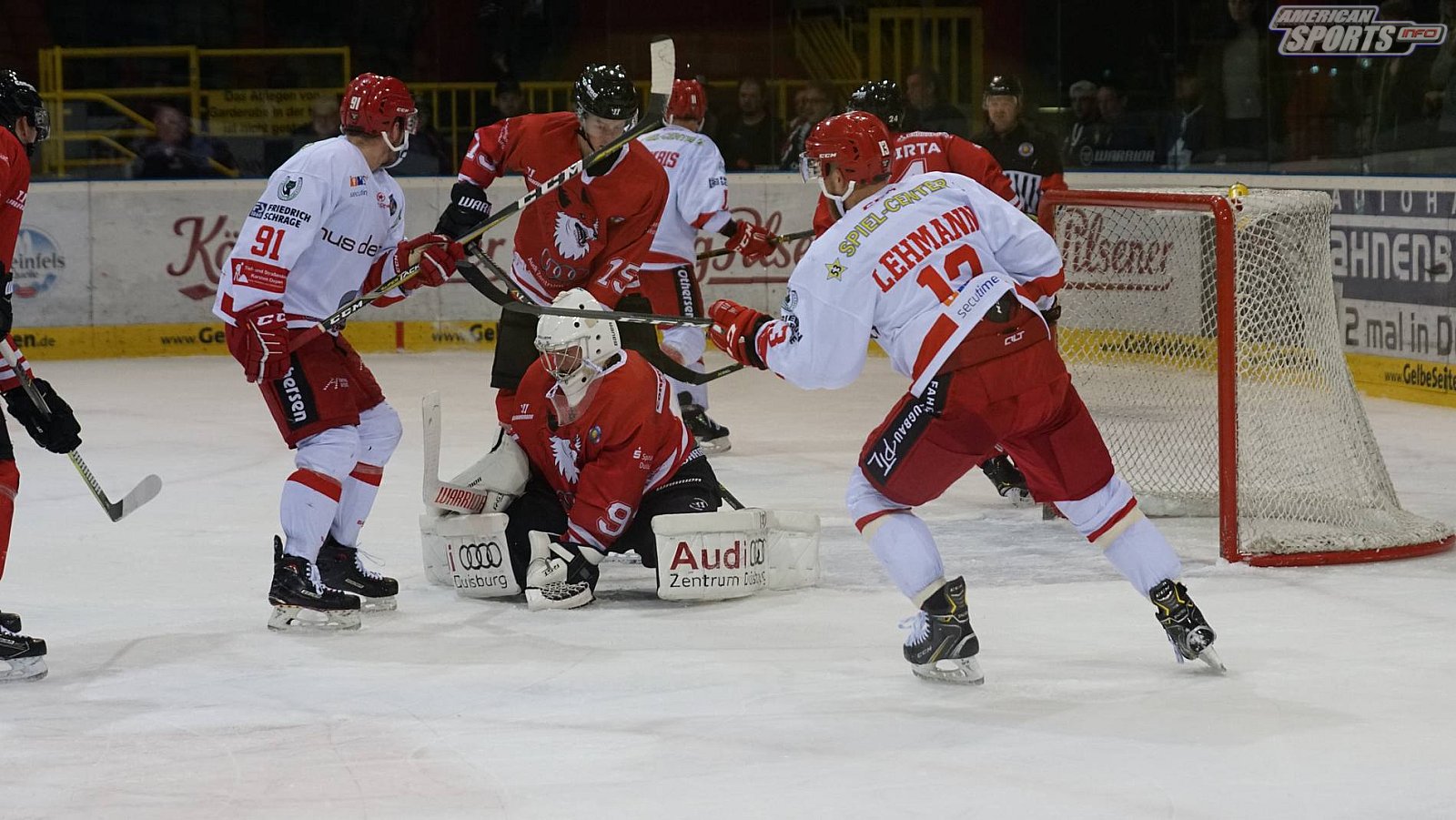 Oberliga Eishockey: Füchse Duisburg vs. Hannover Scorpions 2:5 28.09.2018