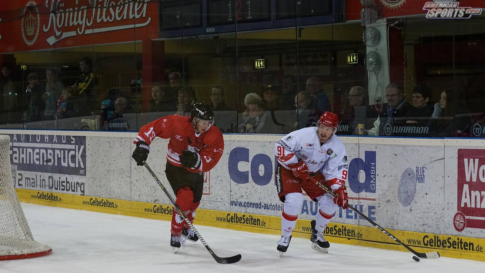 Oberliga Eishockey: Füchse Duisburg vs. Hannover Scorpions 2:5 28.09.2018