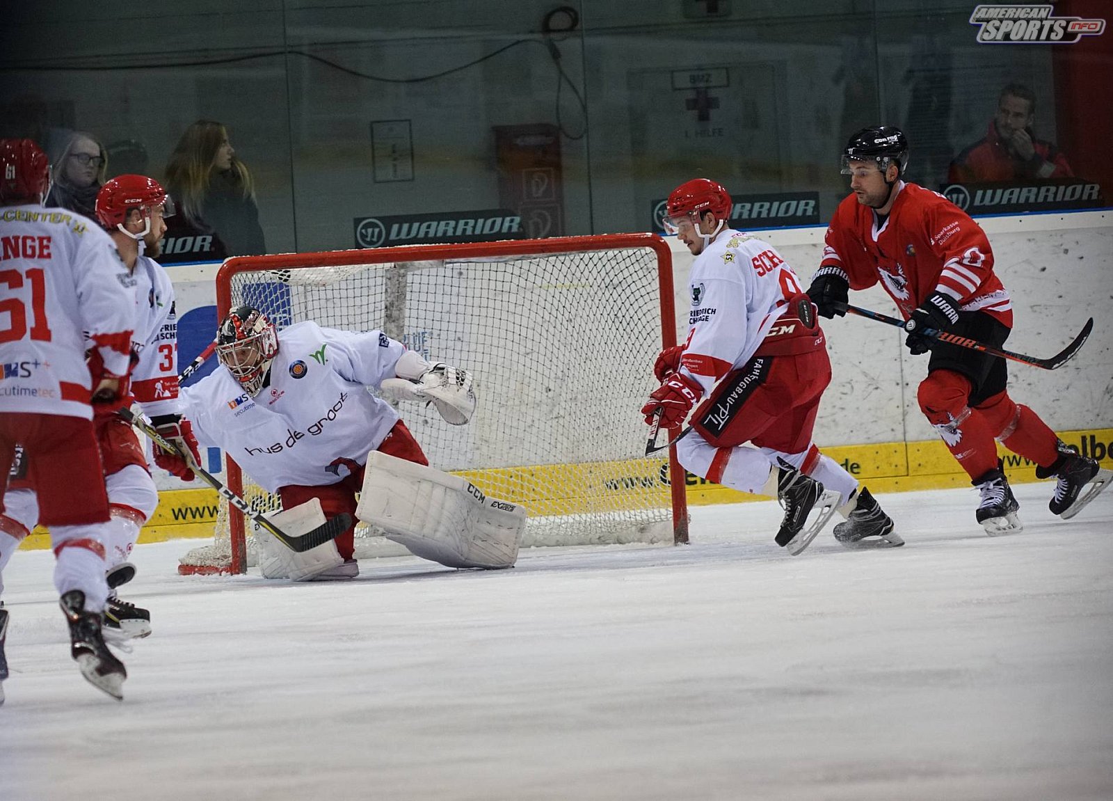 Oberliga Eishockey: Füchse Duisburg vs. Hannover Scorpions 2:5 28.09.2018